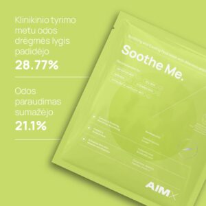 Greito poveikio raminanti veido kaukė su peptidais AIMX „Soothe Me“