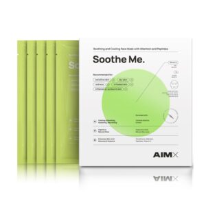 Greito poveikio raminanti veido kaukė su peptidais AIMX „Soothe Me“