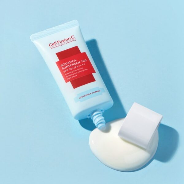 „Aquatica Sunscreen 100 SPF50+/PA++++“ apsauga nuo saulės 50ml. - Image 2