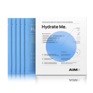 Greito poveikio giliai drėkinanti veido kaukė su peptidais AIMX „Hydrate Me“