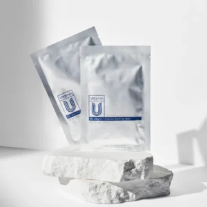 CUSKIN maitinamoji, raminamoji lakštinė veido kaukė su vitaminu U, visiems odos tipams, 1 vnt